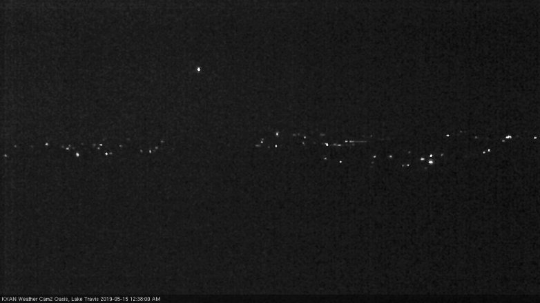 Lake Travis webcam, May 14, 2019 11:40 PM CT