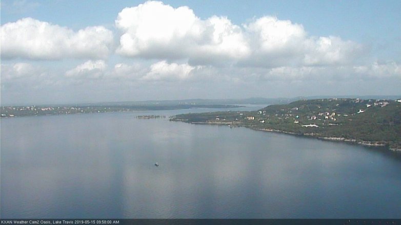 Lake Travis webcam, May 15, 2019 9:00 AM CT