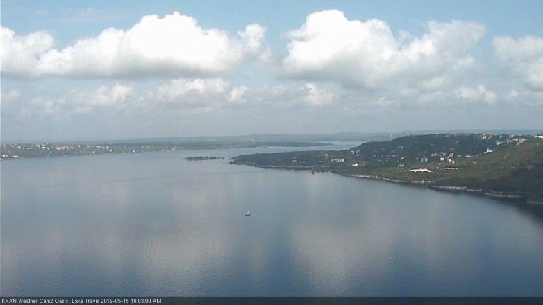 Lake Travis webcam, May 15, 2019 9:05 AM CT