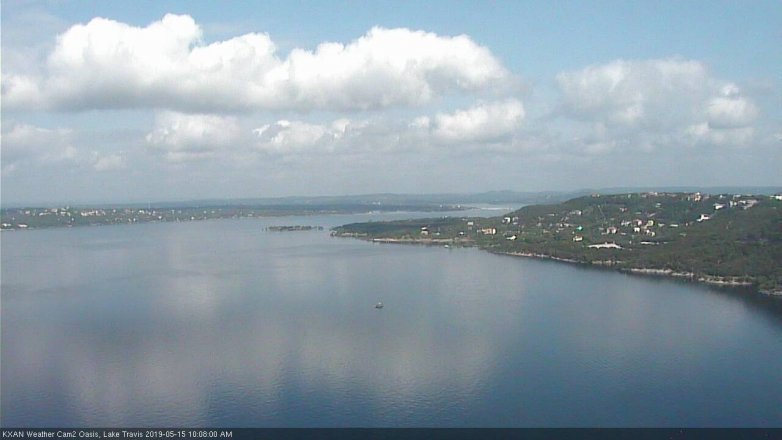 Lake Travis webcam, May 15, 2019 9:10 AM CT