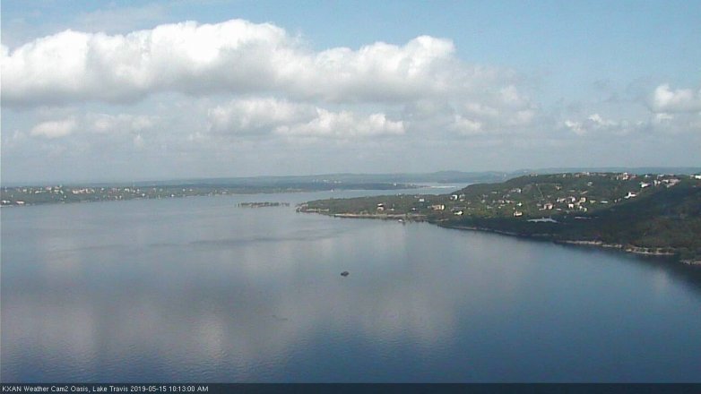Lake Travis webcam, May 15, 2019 9:15 AM CT