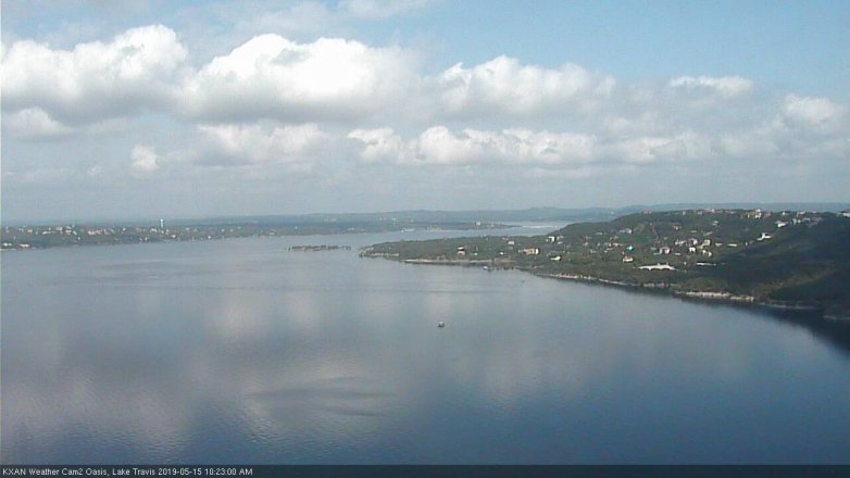 Lake Travis webcam, May 15, 2019 9:25 AM CT