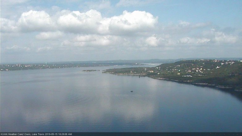 Lake Travis webcam, May 15, 2019 9:30 AM CT
