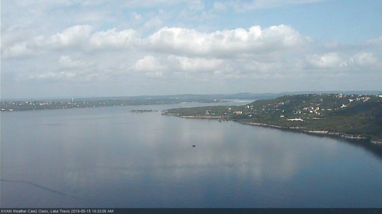 Lake Travis webcam, May 15, 2019 9:35 AM CT