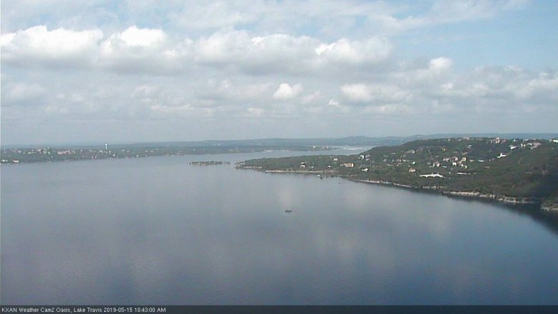 Lake Travis webcam, May 15, 2019 9:45 AM CT