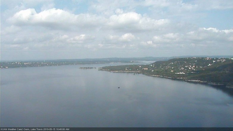 Lake Travis webcam, May 15, 2019 9:50 AM CT