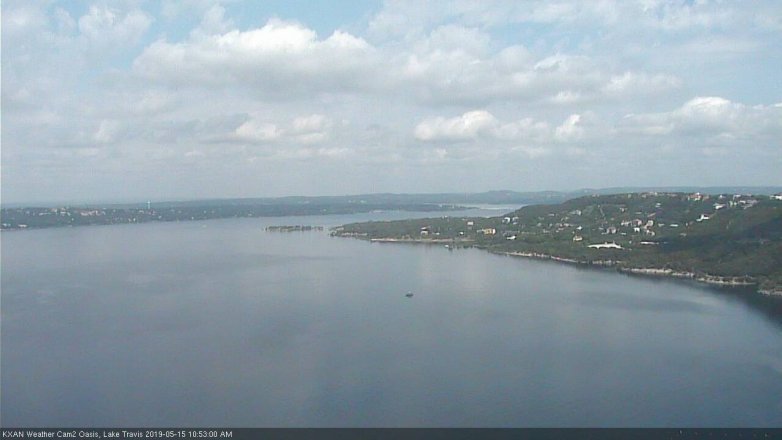 Lake Travis webcam, May 15, 2019 9:55 AM CT