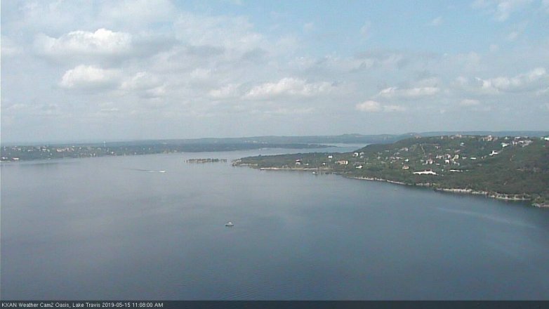 Lake Travis webcam, May 15, 2019 10:10 AM CT