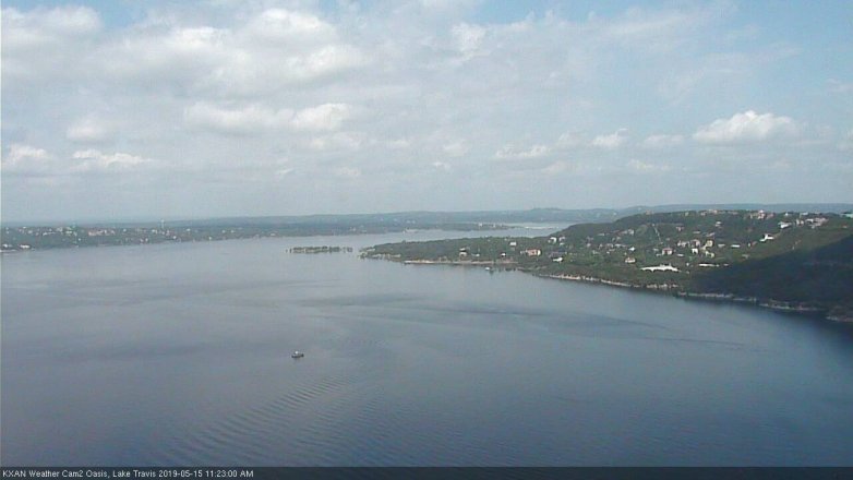Lake Travis webcam, May 15, 2019 10:25 AM CT