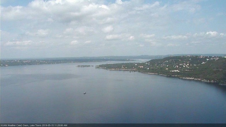 Lake Travis webcam, May 15, 2019 10:30 AM CT