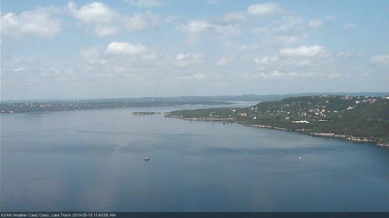 Lake Travis webcam, May 15, 2019 10:45 AM CT