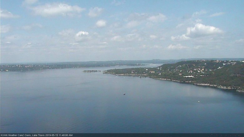 Lake Travis webcam, May 15, 2019 10:50 AM CT
