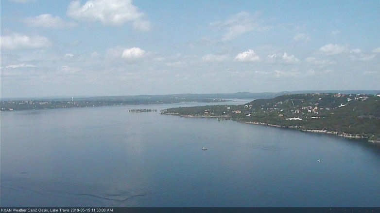 Lake Travis webcam, May 15, 2019 10:55 AM CT
