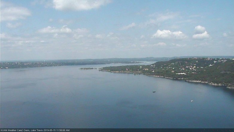 Lake Travis webcam, May 15, 2019 11:00 AM CT