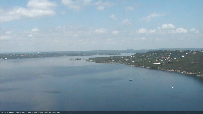 Lake Travis webcam, May 15, 2019 11:05 AM CT
