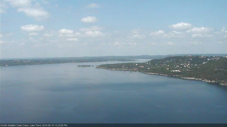 Lake Travis webcam, May 15, 2019 11:25 AM CT