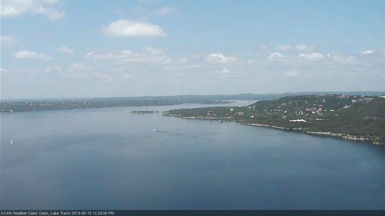 Lake Travis webcam, May 15, 2019 11:30 AM CT