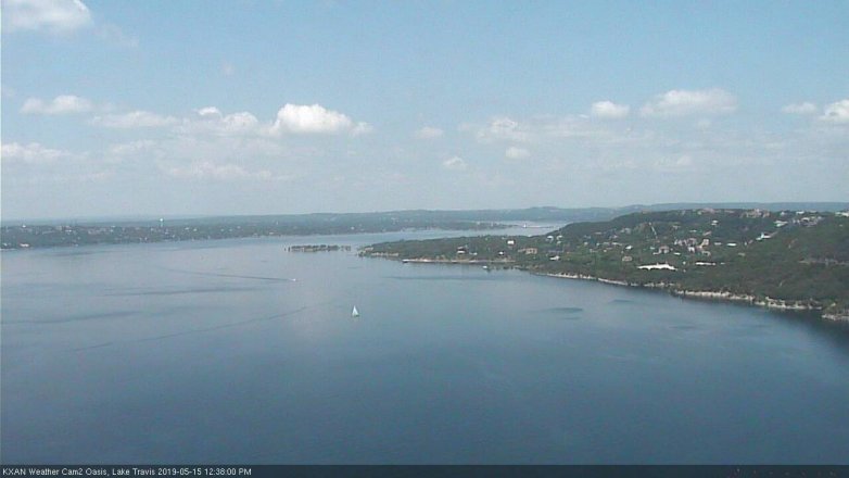 Lake Travis webcam, May 15, 2019 11:40 AM CT