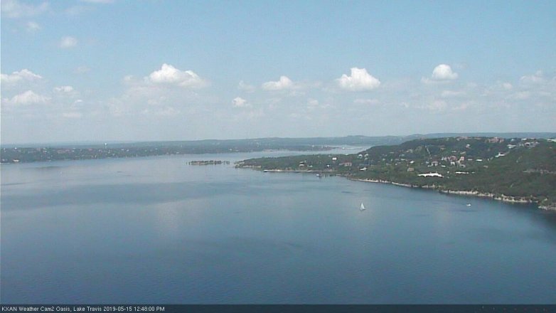 Lake Travis webcam, May 15, 2019 11:50 AM CT