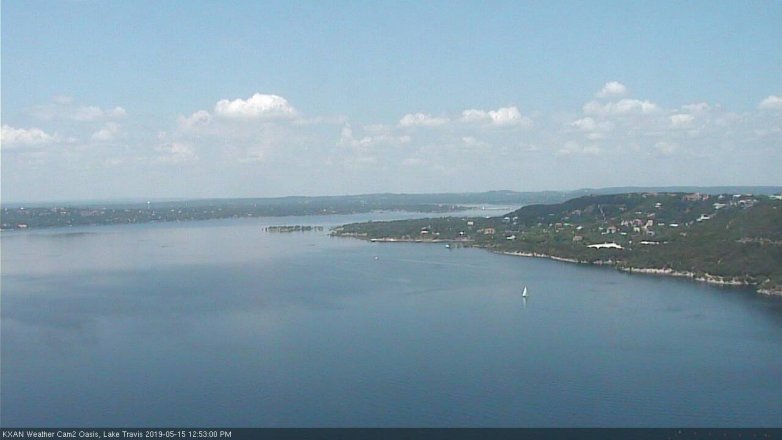 Lake Travis webcam, May 15, 2019 11:55 AM CT