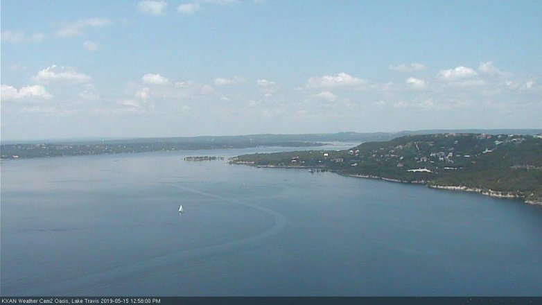 Lake Travis webcam, May 15, 2019 12:00 PM CT