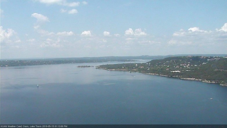 Lake Travis webcam, May 15, 2019 12:15 PM CT