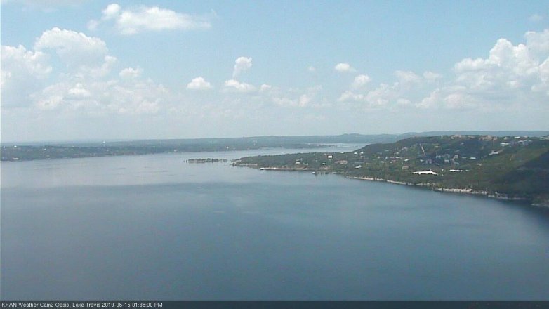 Lake Travis webcam, May 15, 2019 12:40 PM CT