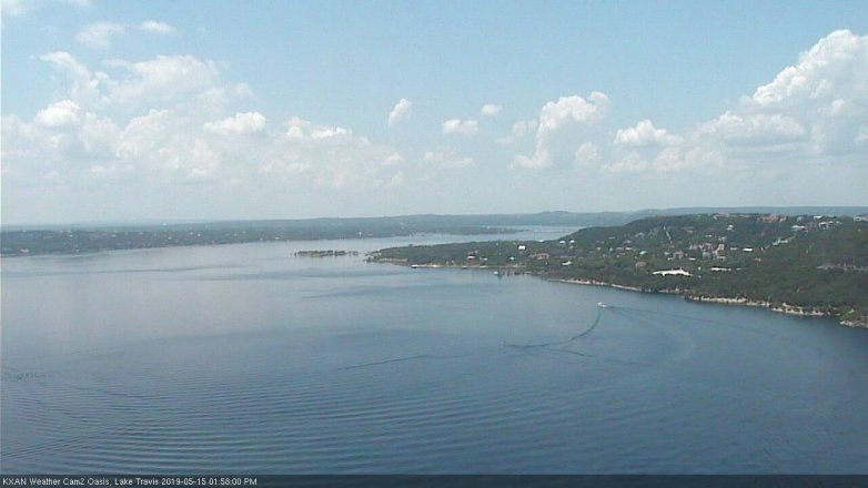 Lake Travis webcam, May 15, 2019 1:00 PM CT