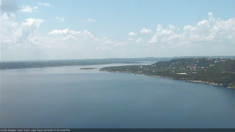 Lake Travis webcam, May 15, 2019 1:20 PM CT