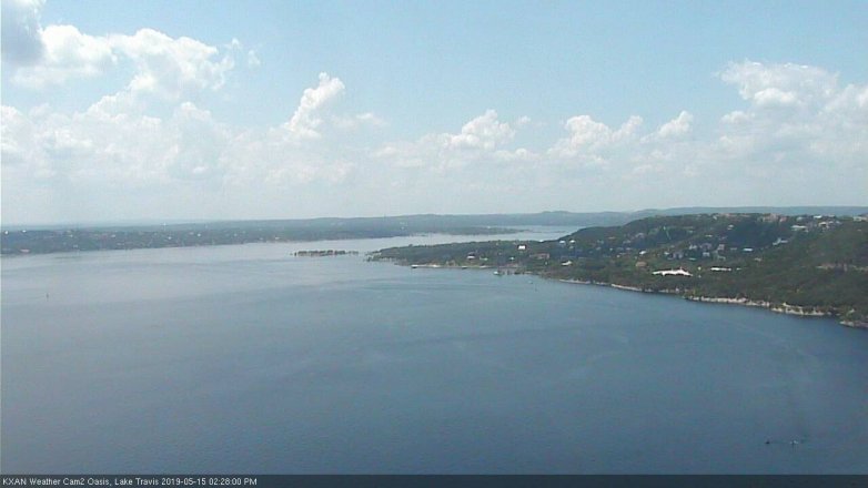 Lake Travis webcam, May 15, 2019 1:30 PM CT