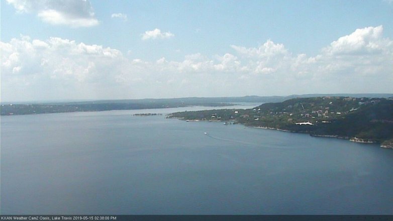 Lake Travis webcam, May 15, 2019 1:40 PM CT