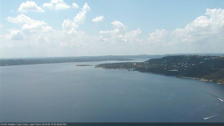 Lake Travis webcam, May 15, 2019 1:50 PM CT