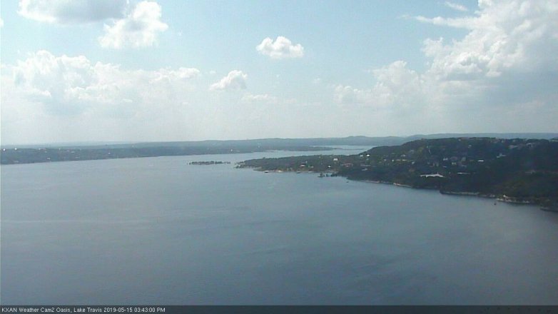 Lake Travis webcam, May 15, 2019 2:45 PM CT