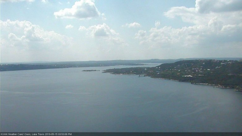 Lake Travis webcam, May 15, 2019 2:55 PM CT