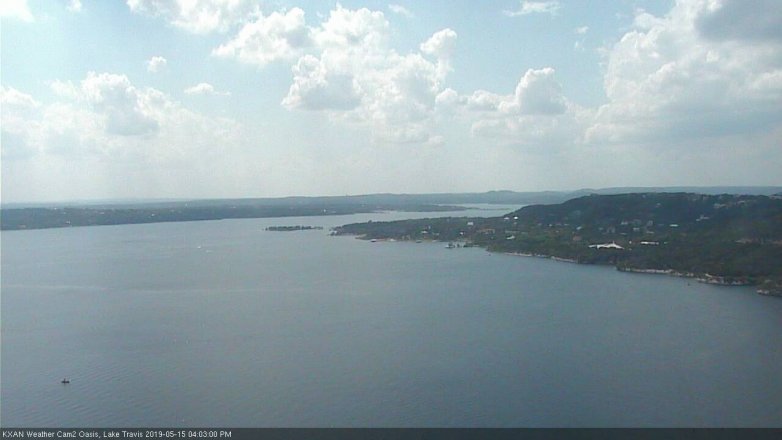 Lake Travis webcam, May 15, 2019 3:05 PM CT