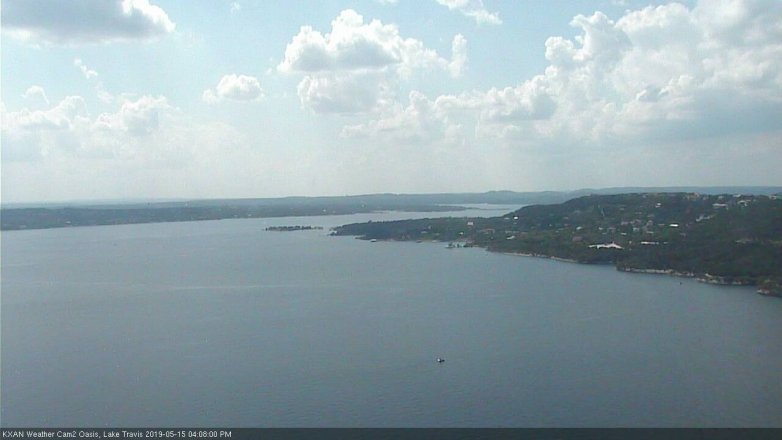 Lake Travis webcam, May 15, 2019 3:10 PM CT