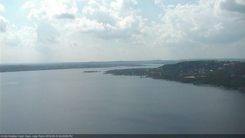 Lake Travis webcam, May 15, 2019 3:30 PM CT