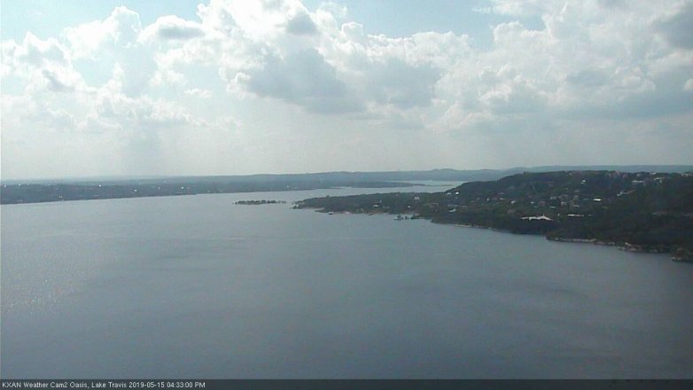 Lake Travis webcam, May 15, 2019 3:35 PM CT