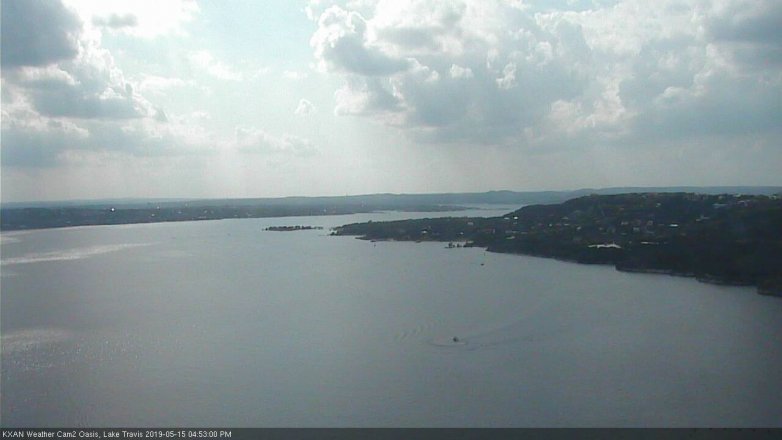 Lake Travis webcam, May 15, 2019 3:55 PM CT