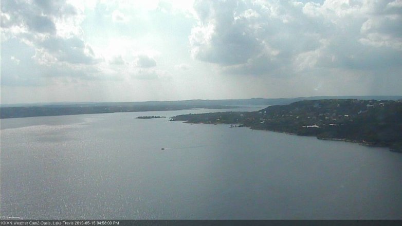 Lake Travis webcam, May 15, 2019 4:00 PM CT