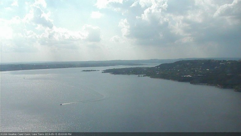Lake Travis webcam, May 15, 2019 4:05 PM CT