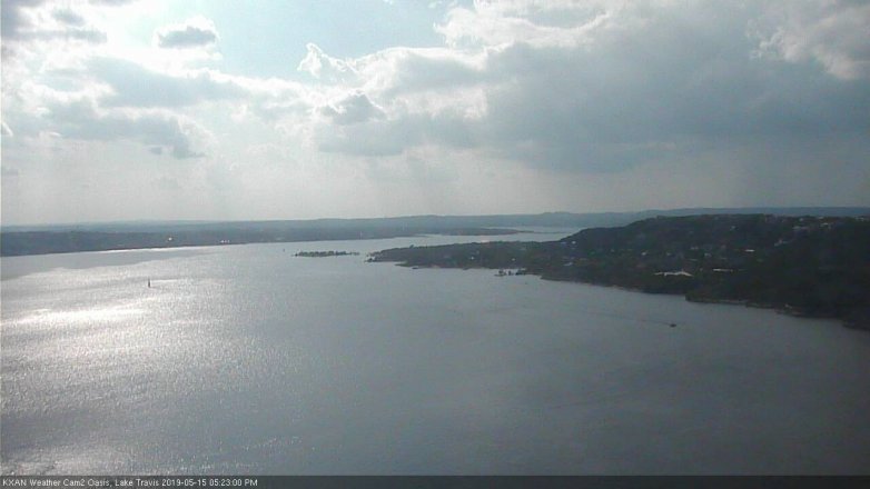 Lake Travis webcam, May 15, 2019 4:25 PM CT