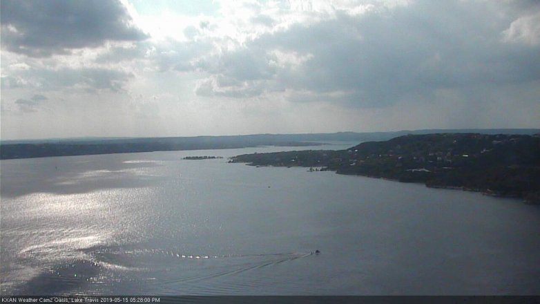 Lake Travis webcam, May 15, 2019 4:30 PM CT