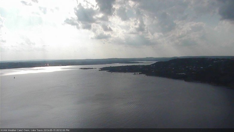 Lake Travis webcam, May 15, 2019 4:55 PM CT