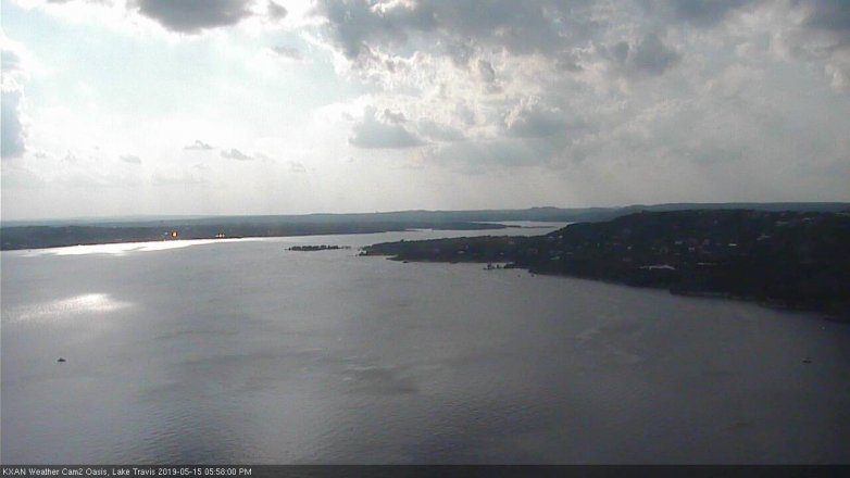 Lake Travis webcam, May 15, 2019 5:00 PM CT