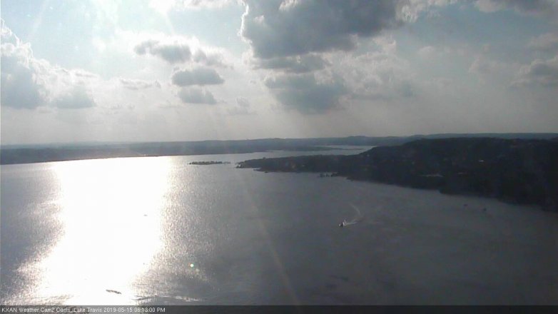 Lake Travis webcam, May 15, 2019 5:15 PM CT