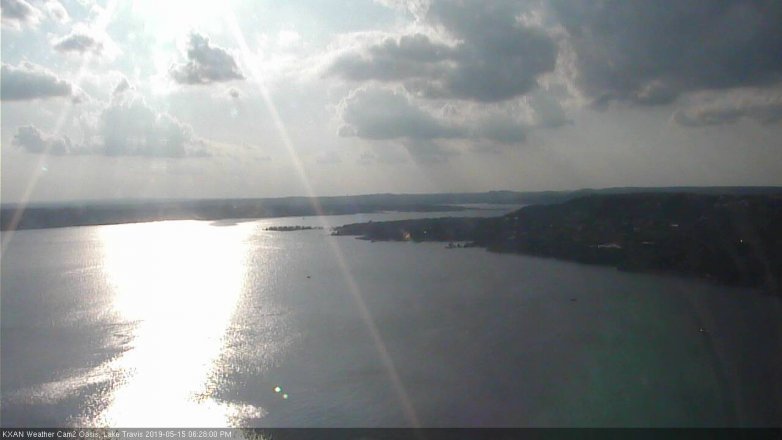 Lake Travis webcam, May 15, 2019 5:30 PM CT