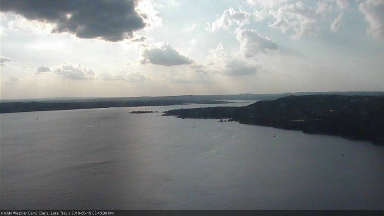 Lake Travis webcam, May 15, 2019 5:50 PM CT