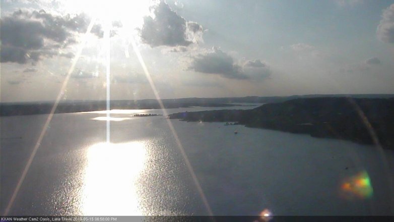 Lake Travis webcam, May 15, 2019 6:00 PM CT