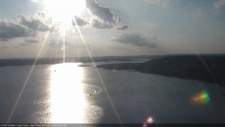 Lake Travis webcam, May 15, 2019 6:05 PM CT
